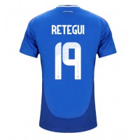 Stroje piłkarskie Włochy Mateo Retegui #19 Koszulka Podstawowej ME 2024 Krótki Rękaw